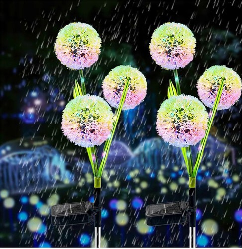 Led rgb solar pusteblume - 2x,