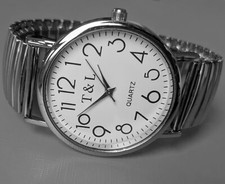 Quarz Armbanduhr Zugband Batterie geprüfte Qualität Herren Damen unisex Uhr neu