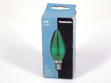 0.6-Watt Paulmann 280.27 LED Kerze Candle 0.6W E14 Grün Green 230V Ø33mm