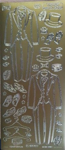 Stickerbogen bräutigam anzug - bräutigam,