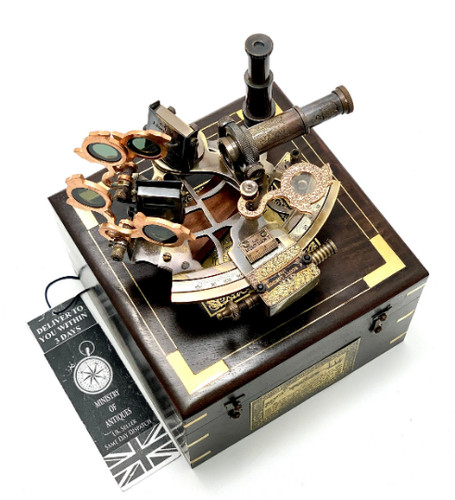 Nautischer sextant vintage - sextant,
