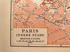 Landkarte Stadtplan von Paris