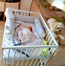 Sämann Laufstall weiß Modell