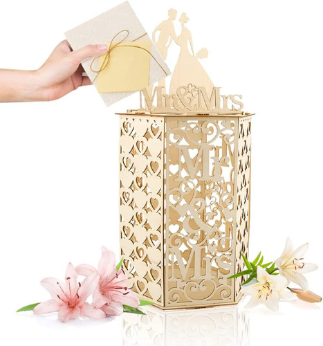 Vintage kartenbox hochzeit - vintage,