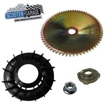 Riemenscheibe + Lüfterrad +