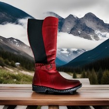 Girotto Echtleder Stiefel Gr. 39 Weitschaft