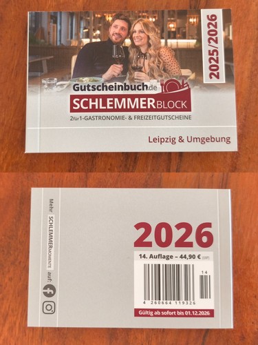Schlemmerblock gutscheinbuch - schlemmerblock,