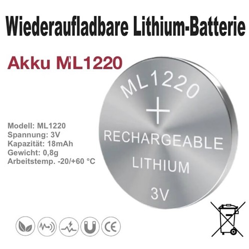 Ml1220 wiederaufladbare cmos - wiederaufladbare,