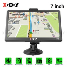 7'' Zoll Navigationsgerät Für LKW PKW BUS Navi Navigation GPS POI Blitzer DHL
