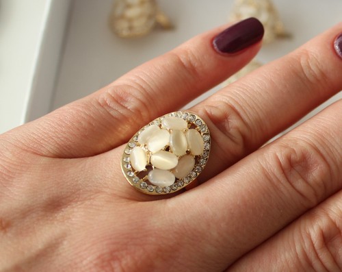 Neu modeschmuck cocktail ring - neu,