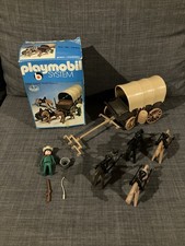 +++ 100% Playmobil System Western 3243 Planwagen Kutsche OVP Sammler RAR +++