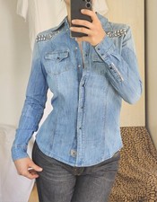 Guess Jeanshemd S Blau Denim