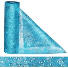 Tischläufer Blau, Blumen