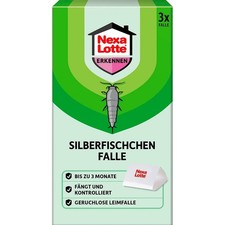 Nexa Lotte® Silberfischchen-Fallen weiß, 3 St.