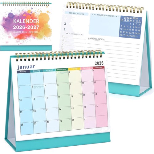 Tischkalender 2026 monate - tischkalender,