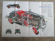 OPEL Moonlight Roadster Poster, Betti Poster, Original Opel aus "Start"