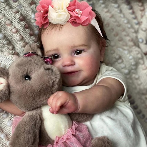 Reborn mädchen puppe - cm,