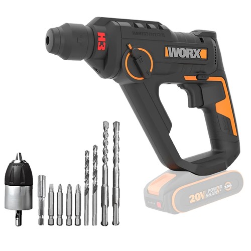 Worx akku bohrhammer wx391 - worx, akku-bohrhammer
