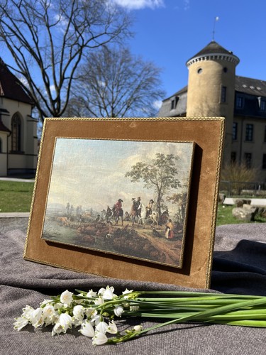 Gemälde wand deko samt - gemälde,