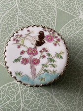 Pillendose Dose mit Emaille aus Metall