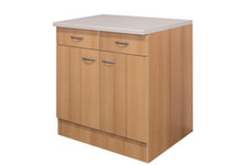 Küchenunterschrank - 80 cm breit - Buche – Namu