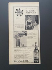 Der Gute Pott Rum Rumhandelshaus Flensburg retro 1960 Vintage Ad Werbung Reklame