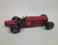Retro vintage Blech Auto Rennauto Oldtimer 40cm Rennwagen Blechauto