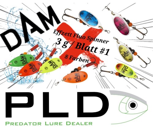 Dam effzett fluo spinner - dam,