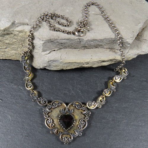 Altes collier herz mit - altes,