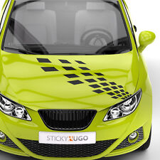 Rennflagge Autoaufkleber Dekor Karo Flagge Seitendekor Aufkleber Auto #1149