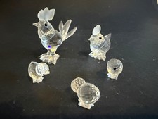 Swarovski 5 Glas Figuren Hahn