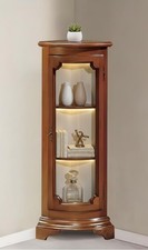 Klassische Eck Vitrine Glas