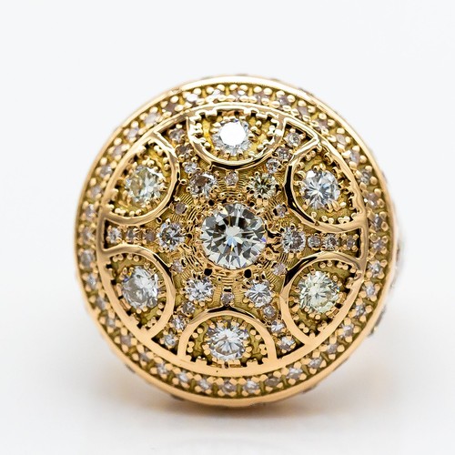 Ring 750 18k gelbgold - ring,