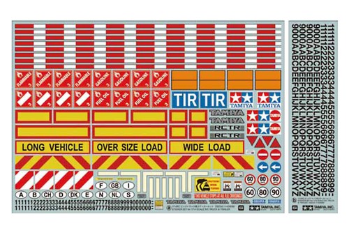 Tamiya warndekor für - warndekor,
