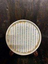 antiker Porzellanteller China Blaumalerei Schriftzeichen Beijing  frühes 21. Jh.