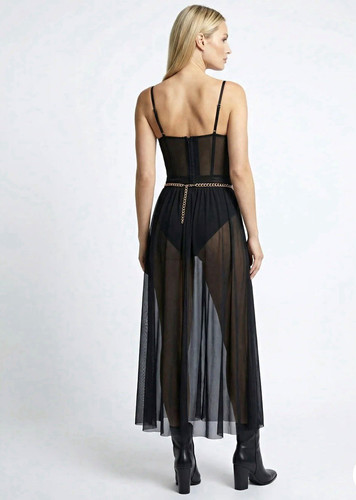 Damen blusenkleid lang - blusenkleid,
