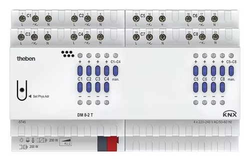 Theben knx 8 fach - theben, dm