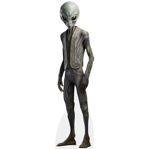 Alien lebensgroßer - alien, (fünf)