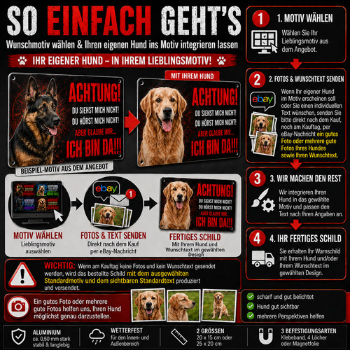 Achtung hund warnschild - achtung,