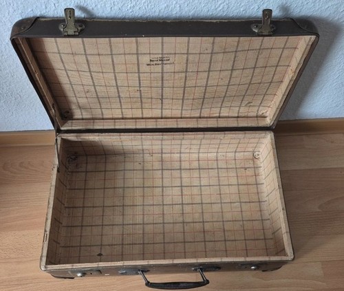 Vintage vulkanfiber koffer - vulkanfiber,