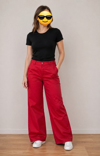 Stoffhose esprit rot mit - esprit, 40