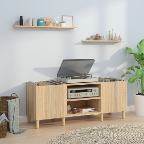 Plattenschrank sonoma eiche - plattenschrank,