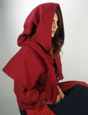 Mittelalter Larp Woll-Gugel