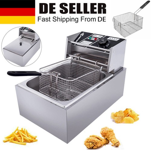 Fritteuse 10l edelstahl - 10l,