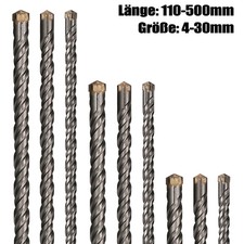1x SDS Plus Bohrer Betonbohrer Steinbohrer Hammerbohrer Kreuzschneide Ø 4-30mm