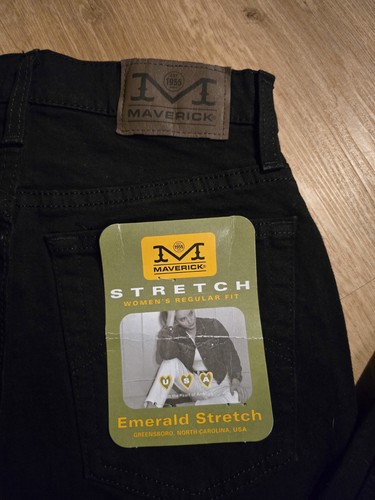 Maverick schwarze damen jeans - schwarze,