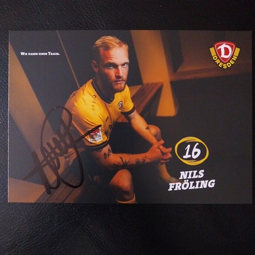 Autogrammkarte nils fröling - autogrammkarte,