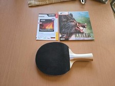 Tischtennis schläger beläge Gewo Thunderball 2 Und Spin Lord Keiler 