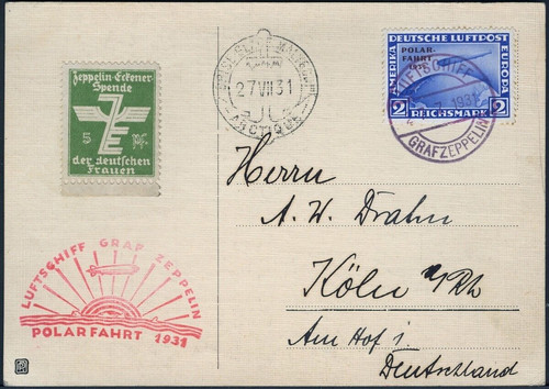 Zeppelin 1931 reich - 1931, dt.