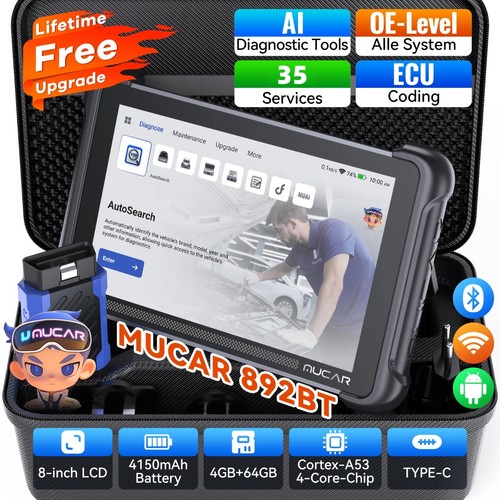 2026 mucar 892bt obd2 kfz - 892bt,